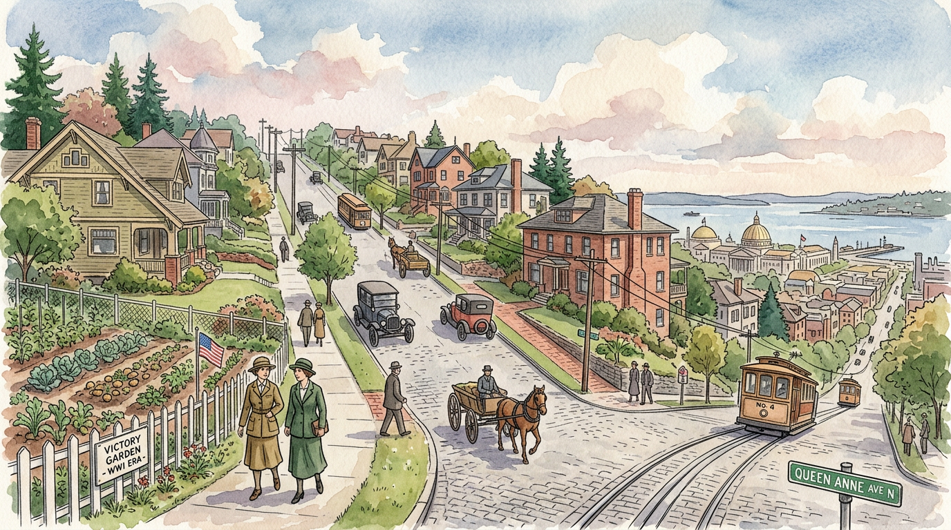Queen Anne Hill in the 1910s