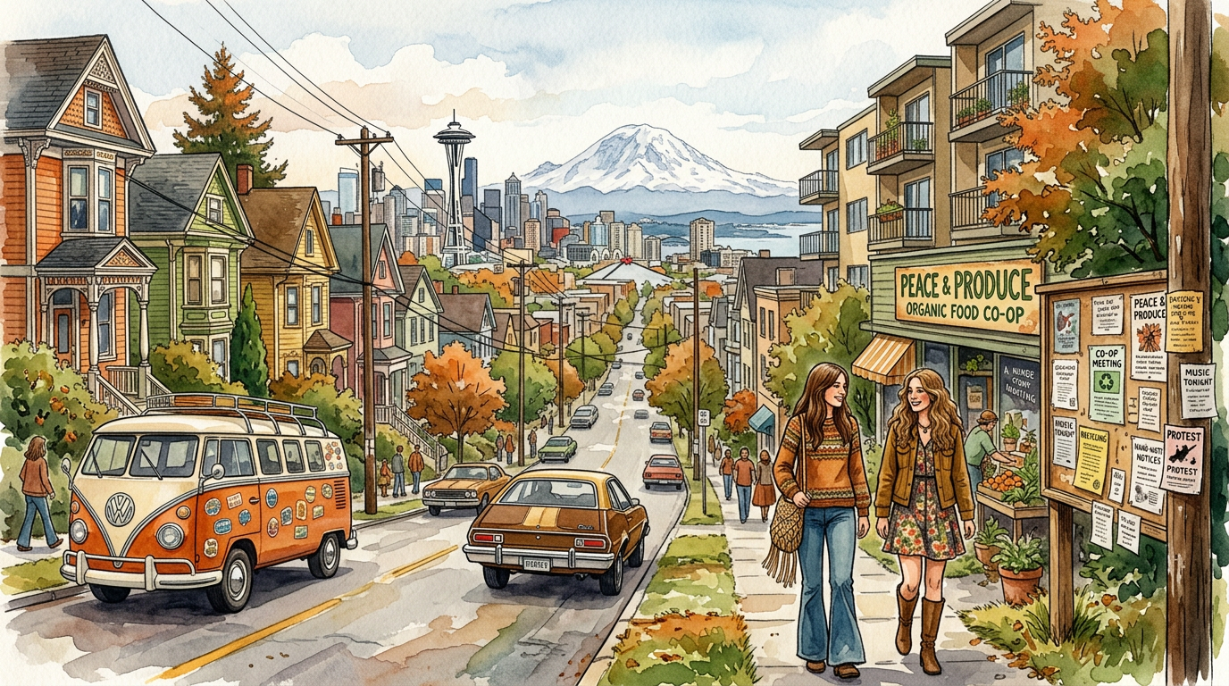 Queen Anne Hill in the 1970s