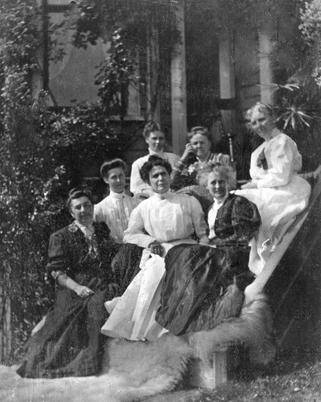 Charter members of the Queen Anne Fortnightly Club, 1895