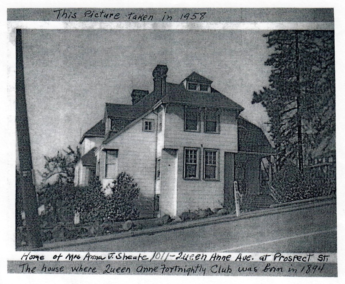 The Sheafe home in 1958